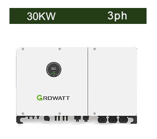 اینورتر هیبریدی ۳۰ کیلووات سه فاز Growatt مدل WIT 30K-XHU مناسب سیستم‌های خورشیدی صنعتی