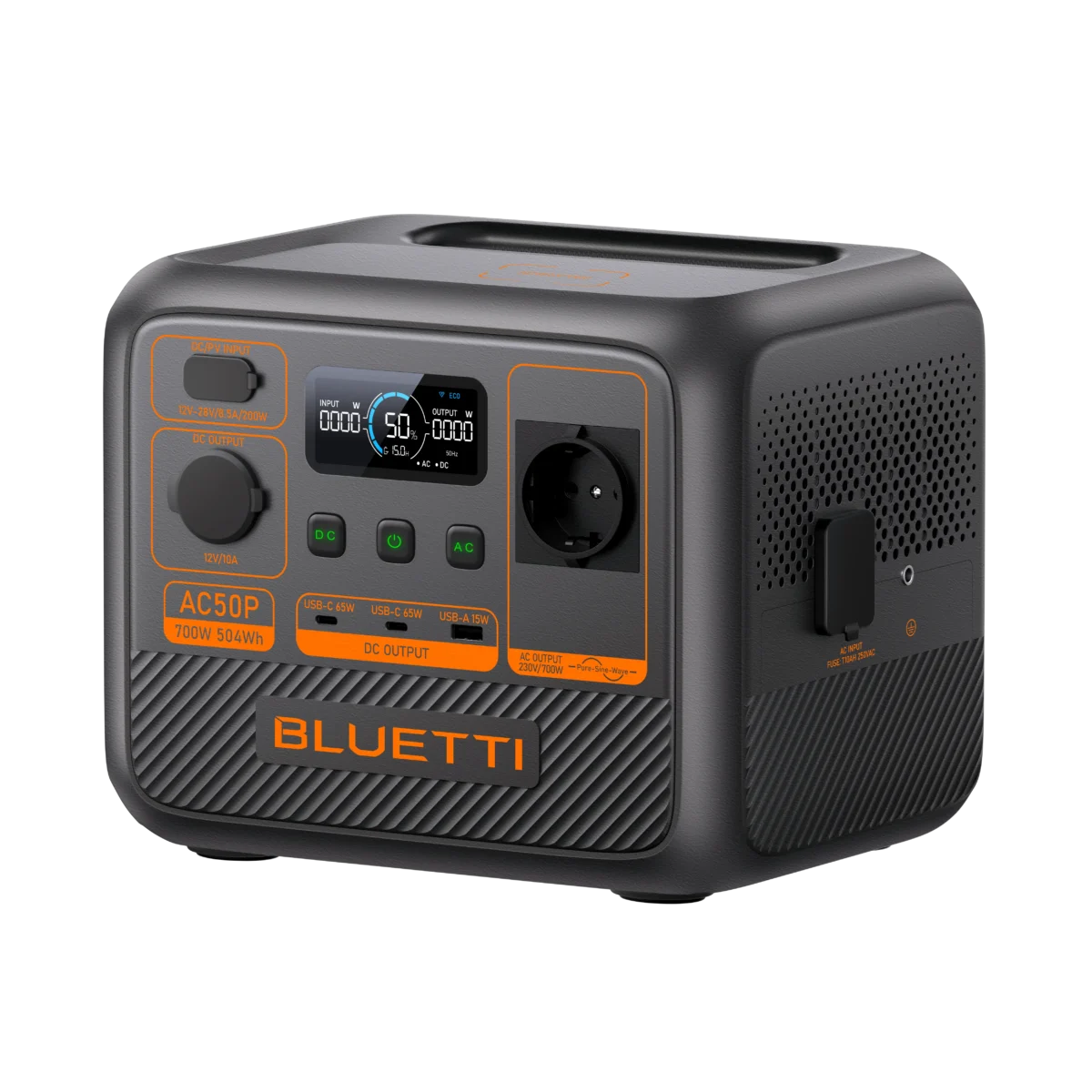 ابعاد و وزن 6.9 کیلوگرمی پاور استیشن BLUETTI AC50P